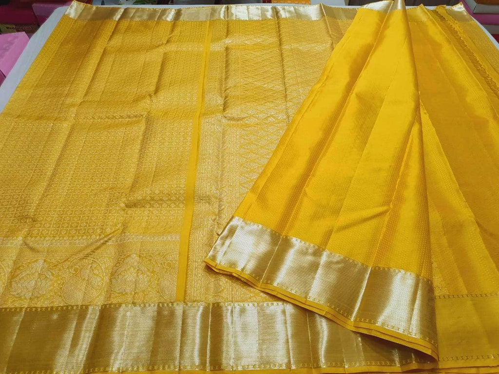 Kanjivaram Silk Saree in beautiful colors and designs in - Saree - FashionVibes