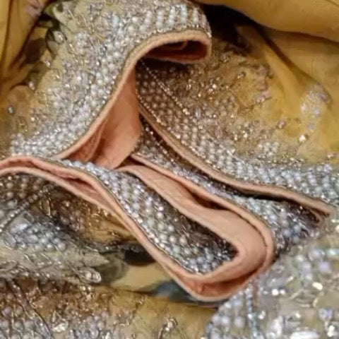 Pure Georgette floral Sarees with...