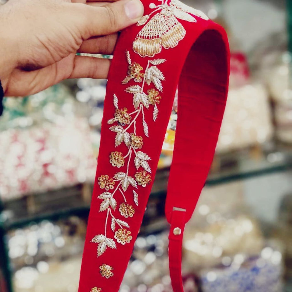 Dress belts with zardozi handwork...