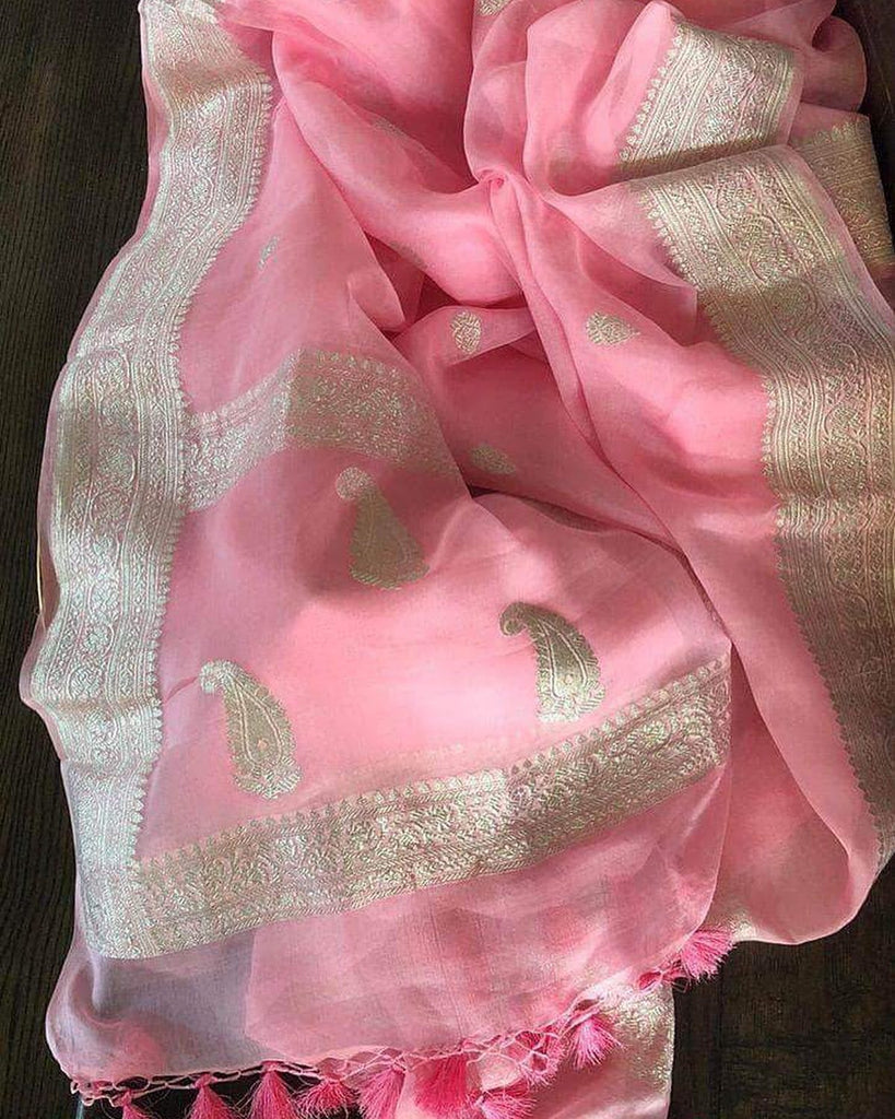 Banarasi chiffon Sar