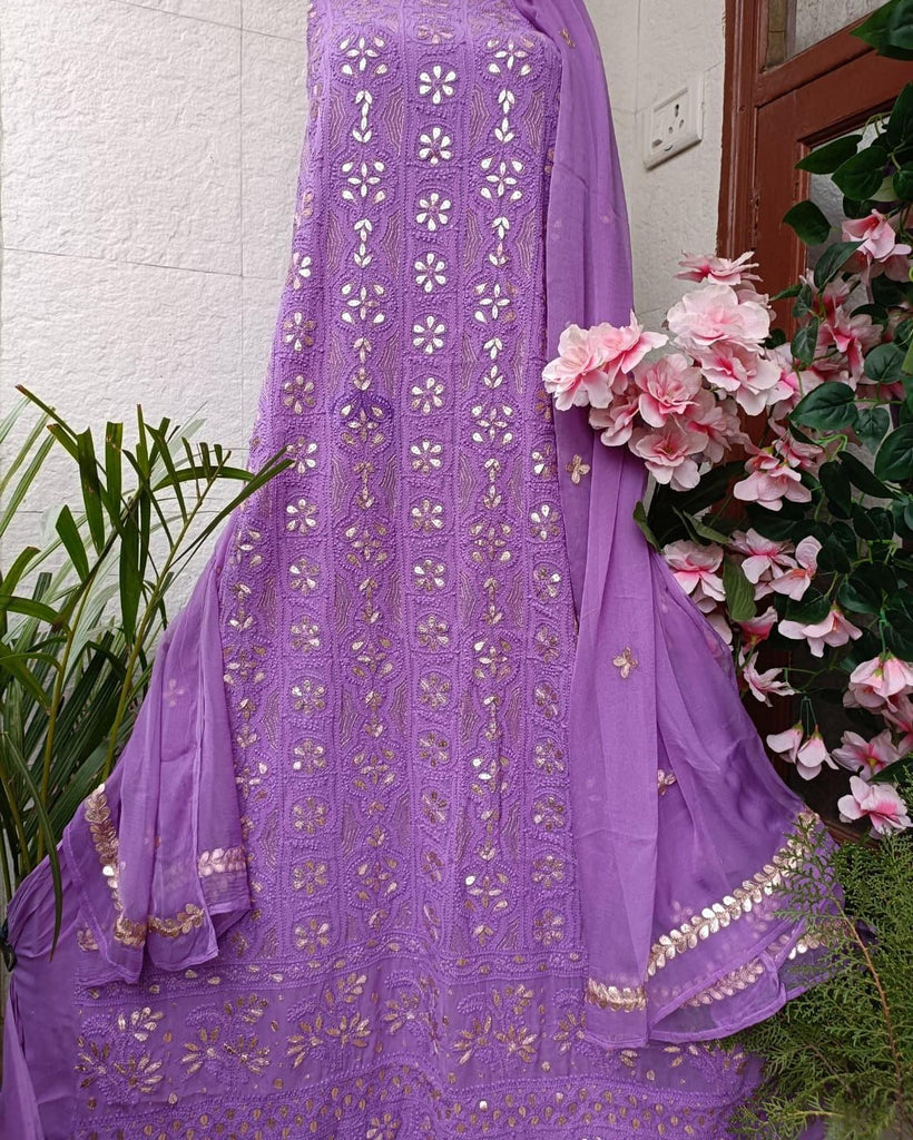 Georgette Chikankari