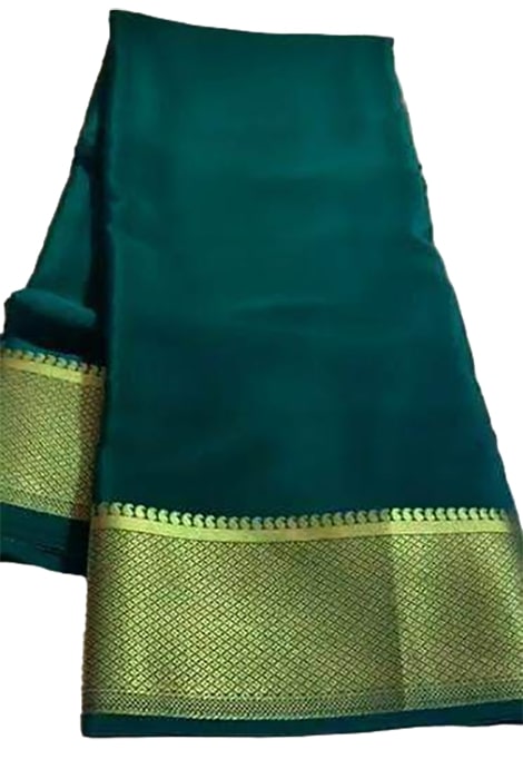 South Silk Saree with 100gm Thickness in - Saree - FashionVibes