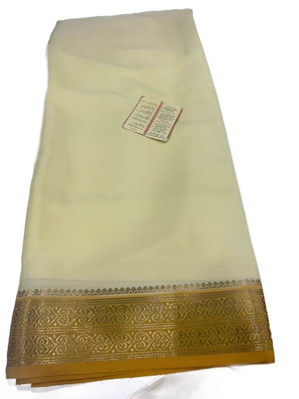 100 Gm Thickness Pure Mysoree Silk Saree