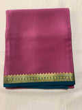 100gm Thickness Pure South Silk Saree in DeepPink - Saree - FashionVibes