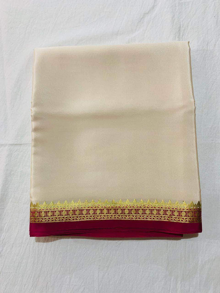 100gm Thickness Pure South Silk Saree in Linen - Saree - FashionVibes