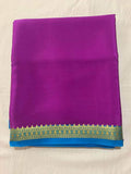 100gm Thickness Pure South Silk Saree in MediumOrchid - Saree - FashionVibes