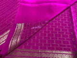 100Grm Thickness Pure South Silk Saree in Orchid - Saree - FashionVibes
