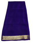 100Grm Thickness South Silk Saree in Blue - Saree - FashionVibes