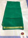 100Grm Thickness South Silk Saree in Green - Saree - FashionVibes