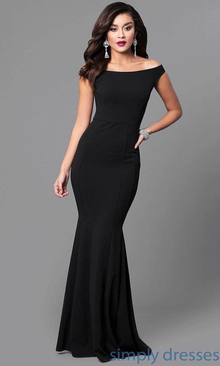 Modest Simple Lace Black and White Bride Dress Casual Western A-Line Long  Sleeve V-Neck Floor Gown - June Bridals