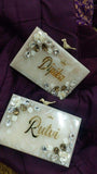 Beautiful Custom Name Imprint Clutch in - Shoes & Cluthes - FashionVibes