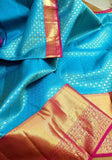 Beautiful Kanjivaram Authentic Silk Saree in - Saree - FashionVibes