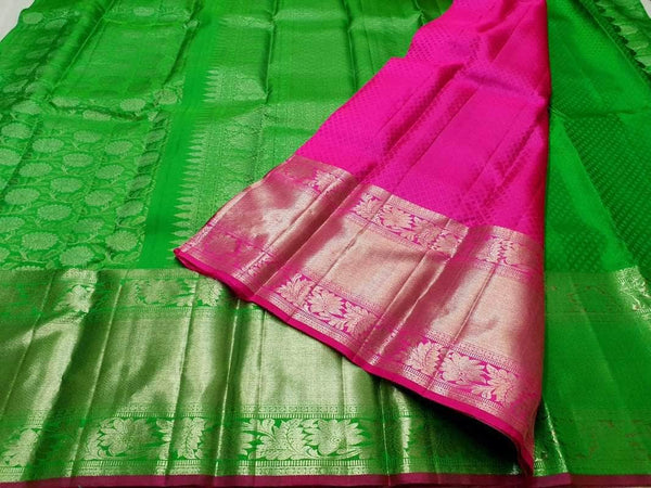 Beautiful Kanjivaram Silk Saree in - Saree - FashionVibes
