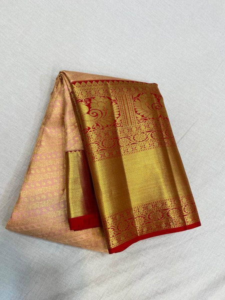 Beautiful Kanjivaram Silk Saree in - Saree - FashionVibes