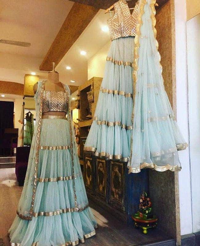 Sky Blue Color Bridal Lehenga Choli in Organza With Designer Embroidery  Indian Wedding Lehenga in USA, UK, Malaysia, South Africa, Dubai, Singapore