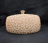 Chandla Handwork Clutch in Coral - Shoes & Cluthes - FashionVibes