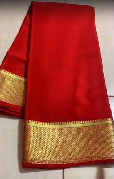 100Grm Thickness Double Contrast Pure South Silk Saree