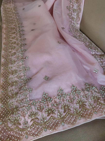 Anushka  Sharma Banarasi Silk Wedding Saree