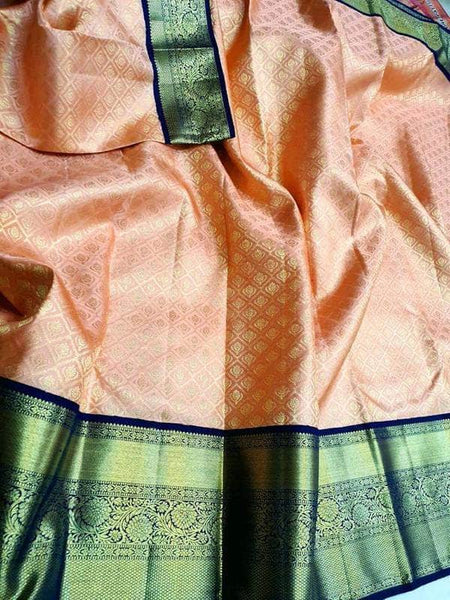 Designer Kanjivaram Pure Silk Saree in - Saree - FashionVibes