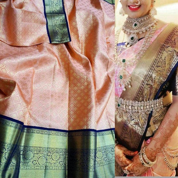 Designer Kanjivaram Pure Silk Saree in - Saree - FashionVibes
