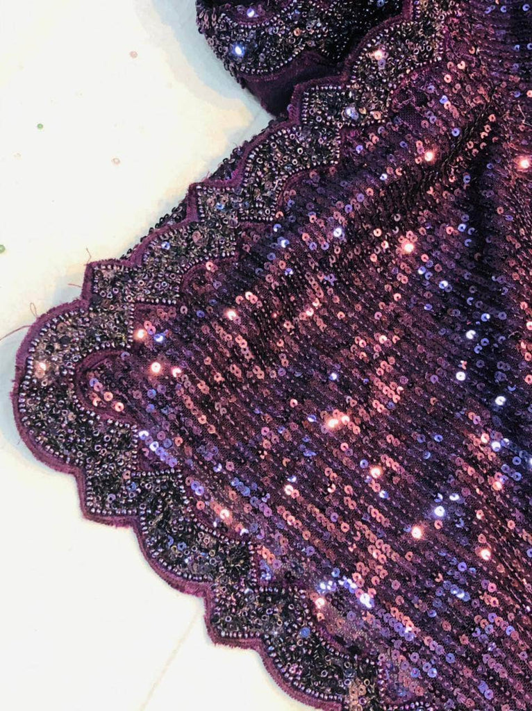 Designer Sequin Saree in - Saree - FashionVibes