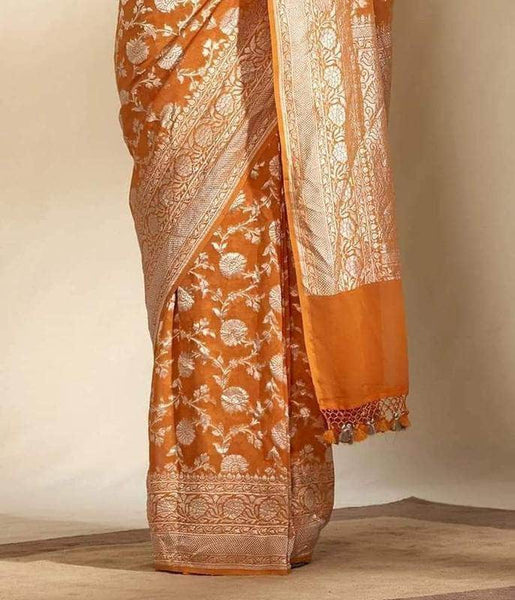 Exclusive Banarasi Khaddi Chiffon Georgette Silk Saree in - Saree - FashionVibes