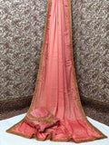 Fancy Silk Saree in Pink - Saree - FashionVibes