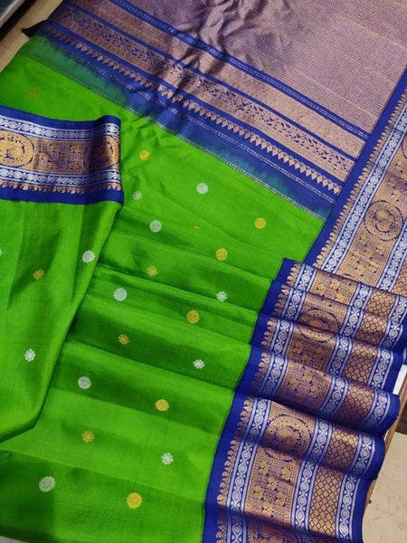 Gadwal Pure Silk Saree in - Saree - FashionVibes