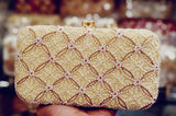 Hand Zardozi Work Designer Clutch in Moccasin - Shoes & Cluthes - FashionVibes
