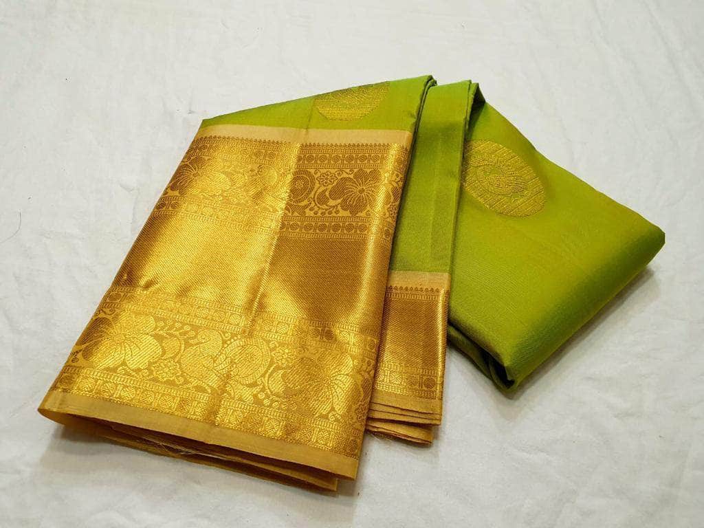 High Quality Kanjivaram Pure Silk Saree in - Saree - FashionVibes