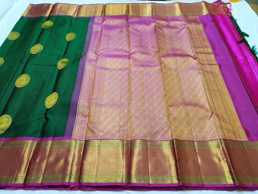High Quality Kanjivaram Pure Silk Saree in - Saree - FashionVibes