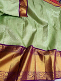 High Quality Wedding Kanjivaram Pure Silk Saree in - Saree - FashionVibes