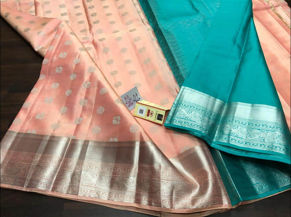 Kancheepuram Silk Handloom  Saree in - Saree - FashionVibes