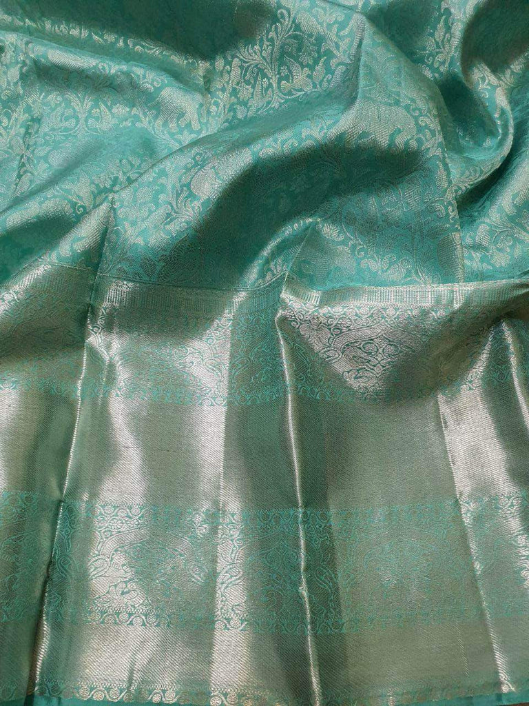 Kanjivaram Silk Saree in - Saree - FashionVibes