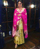 Kareena Banarasi Sharara Suit in - Custom Salwar suit and Lehenga - FashionVibes