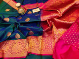 Katan Silk Saree in - Saree - FashionVibes