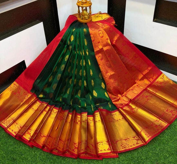 Kuppadam sarees  latest cotton  pattu kuppadam saree online from weavers   TPKH001451