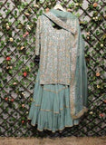 New Designer Pure Georgette Sharara Suit in - Salwar Suit - FashionVibes