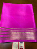 New Designer South Silk Saree in Violet - Saree - FashionVibes