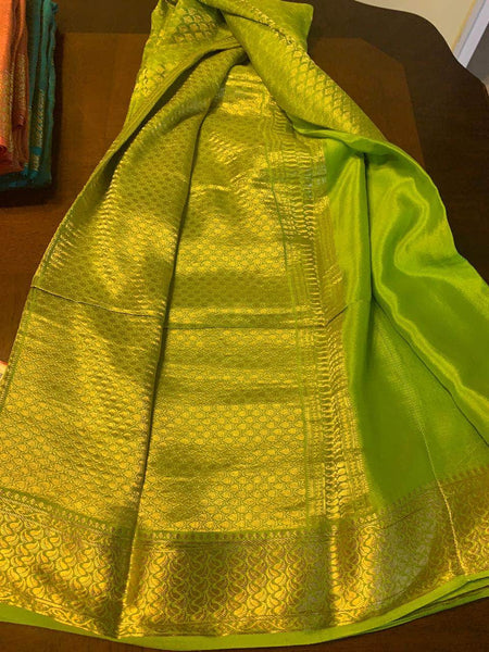 Pure Brocade South Silk Sarees in - Saree - FashionVibes