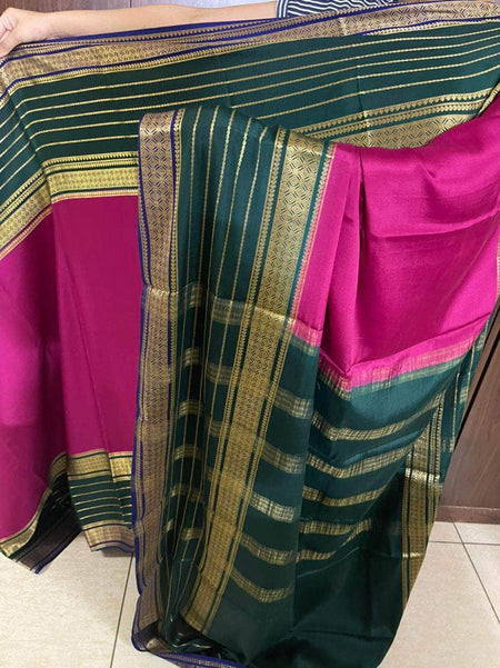 Designer Banarasi  Georgette Chiffon - Silk Saree with meenakari work