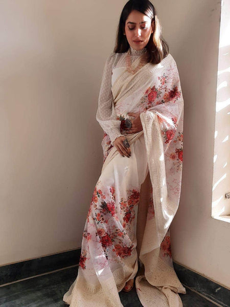 Designer Banarasi  Georgette Chiffon - Silk Saree