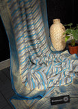 Stunning Multicolor Pure Handloom Leheria Style Georgette Kaddi Sarees in - Saree - FashionVibes