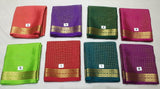 Traditional 120grm Thickness South Silk Saree in Blue - Saree - FashionVibes
